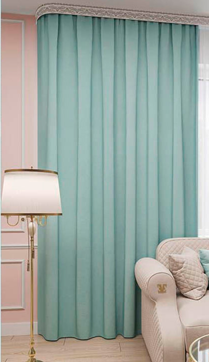 Портьера Канвас 150*260 мятный ГП