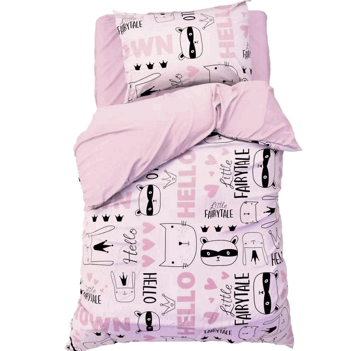 КПБ "Этель" 1,5сп Little crown 143*215 см, 150*214 см, 50*70 см -1 шт,100% хл, бязь 4855293