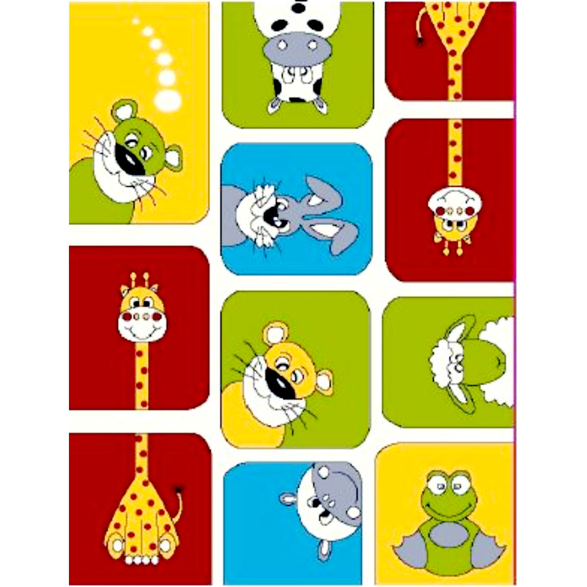 Ковер COLOR 1.2*1.7 дизайн F625A WHITE/WHITE