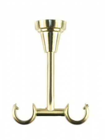 *Кронштейн потолочный  16мм ковка люкс золото