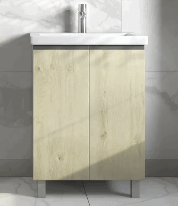 *Тумба Yuma 600-2-0 +Умывальник СОМО-60