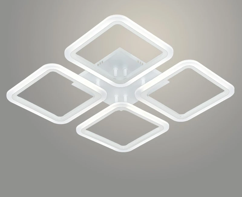 Люстра 08822/4LIA PR WT белый 104W LED 3000-6500K d560 ПДУ(ИК) диммер