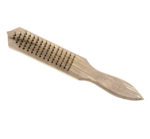 Щетка металл., дерев. ручка, 6-ти рядная 656-066