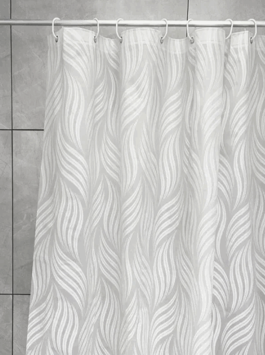 Штора для ванной с принтом "Узоры", 180*180см 77185