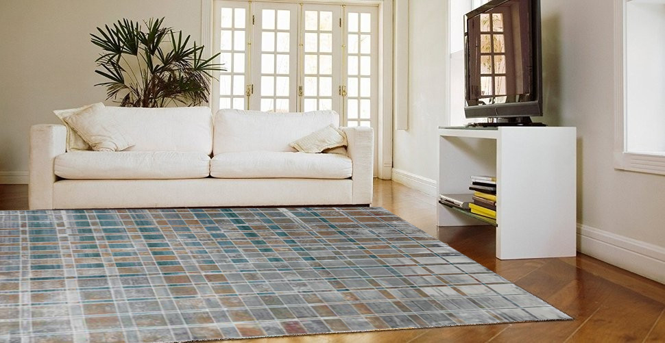 Ковер GINZA 1.2*1.7 дизайн 0178YA L.GREY / GREEN