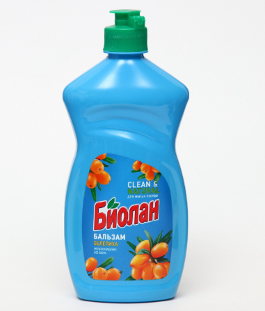 Средство д/посуды БИОЛАН -450мл Бальзам с Облепихой