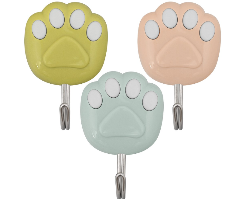 Набор крючков "Лапки". 3 шт. Размер 4*5,5 см. 27.84