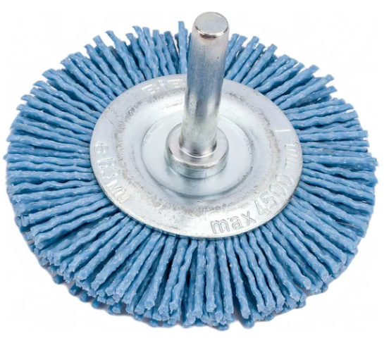 БИБЕР Щетка-крацовка дисковая нейлон для дрели 63мм (15/75) 70995