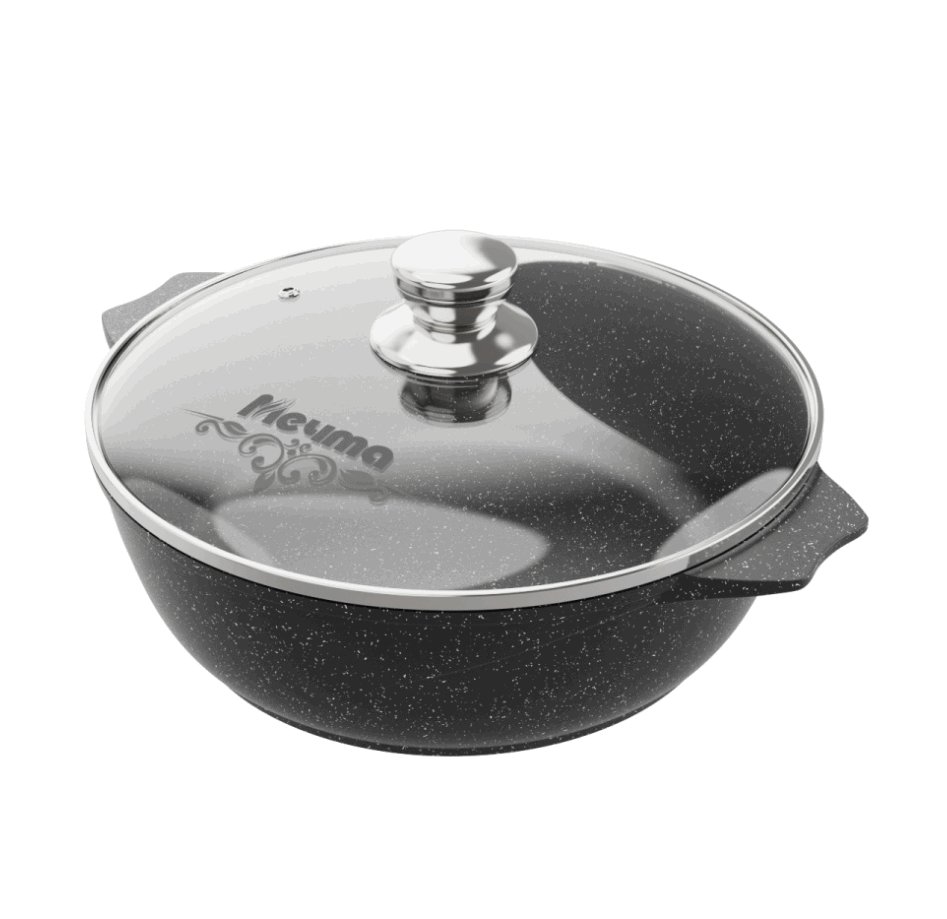 Жаровня Мечта 5,0л, АП Гранит black