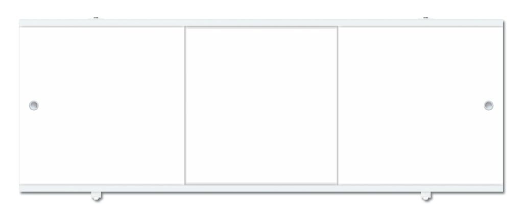 Экран под ванну 1,50 Премиум А Белый алюминиевый профиль 004471 Метакам