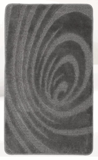 Коврик L'CADESI LEMIS из полипр. на латекс.осн. 50*80 серый 3019