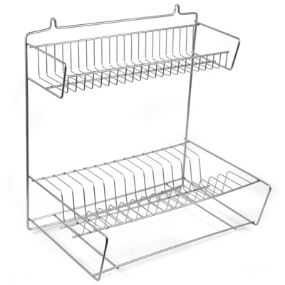Сушилка пров д/пос окр "хром" настен 2-х ярус. пл/поддон 41x29,5x39,5см 01330020100000200