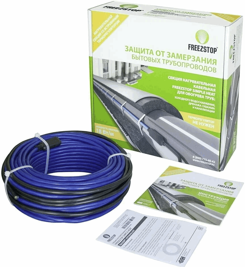 Секция нагр. каб. Freezstop Simple Heat-18-2