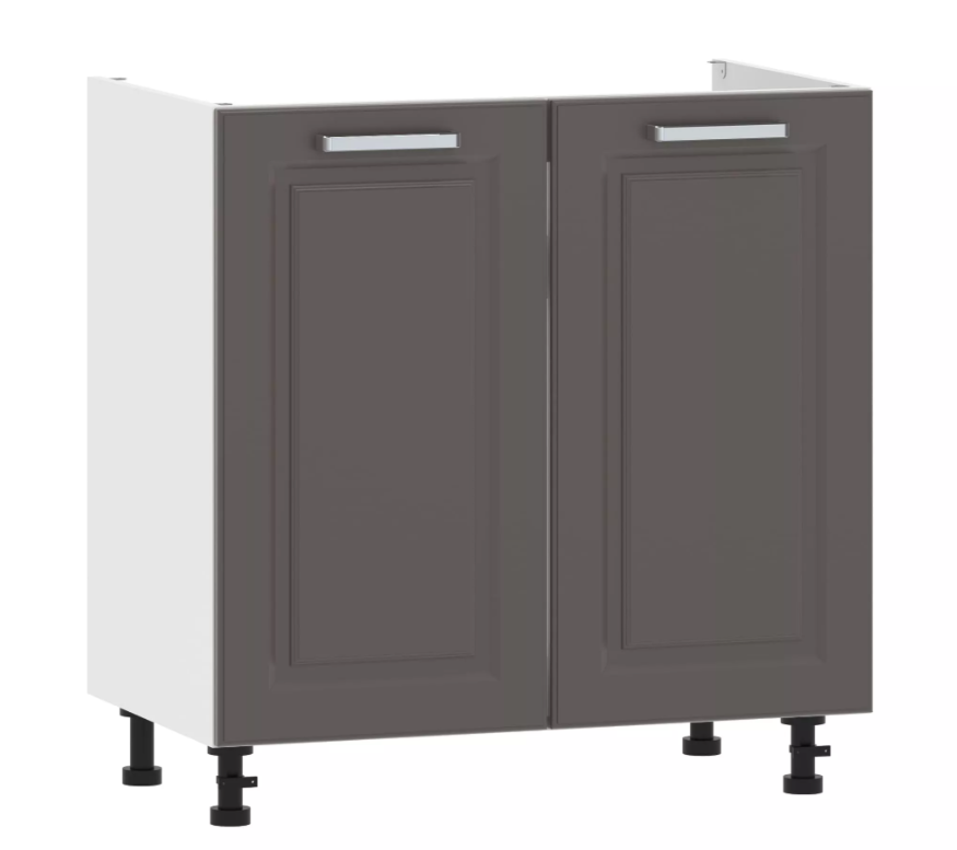 Тумба под мойку 100.04 800 "Вокс" Софт графит, Белый 100.04 800