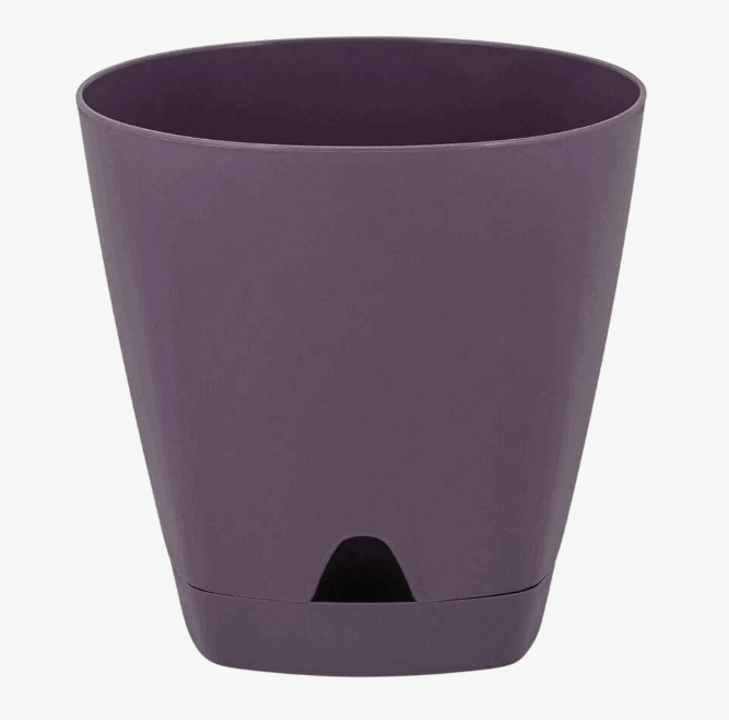 Горшок AMSTERDAM 8л прикорн полив Д250 морозная слива