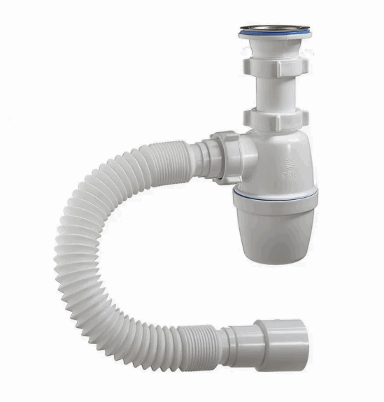 Сифон Орио 1 1/2 40 с гибкой трубой 40/50