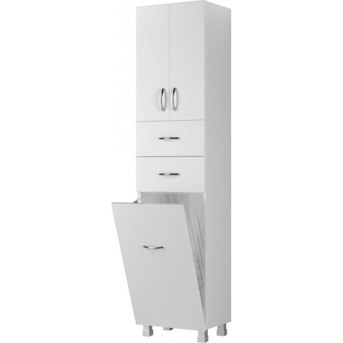 Пенал Аква-450 с корзиной 450*326*1910 белый
