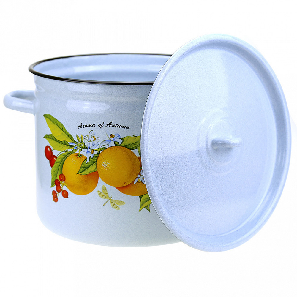 Кастрюля эм цил 9л "Фруктовая фантазия" 42108 С-1621/4Рб
