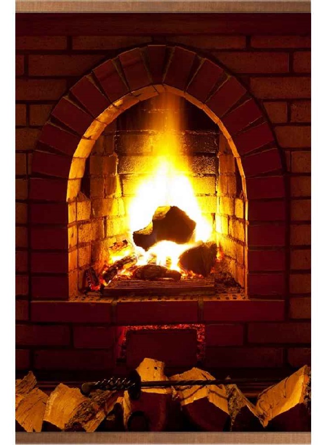 Электрообогреватель настенный "Домашний очаг" Камин