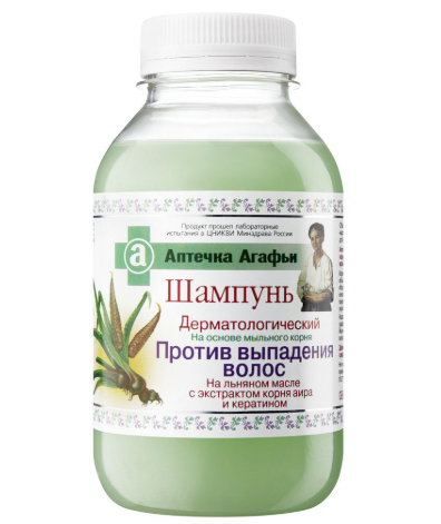 Шампунь АПТЕЧКА АГАФЬИ Дерматологический против выпад. волос 300мл  3907