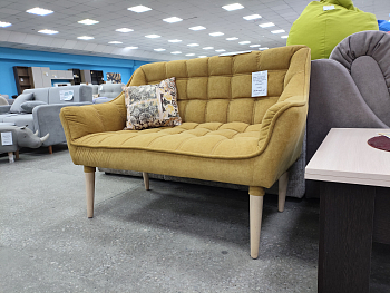 Диван "Комфорт-8" (EVA YELLOW,EVA YELLOW,Бесцветный (Лак)) (Категория1)