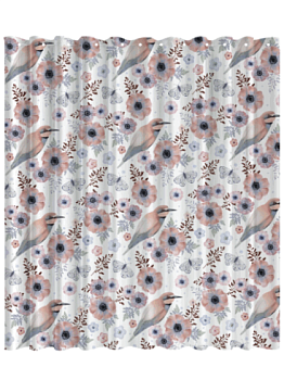 Штора для ванной с принтом "Нежность", 180*180см 74547