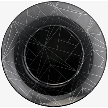 *Тарелка Linea Black упроч. 3 цв. (d-260мм) SL со стикером 10328 D 28980 SL