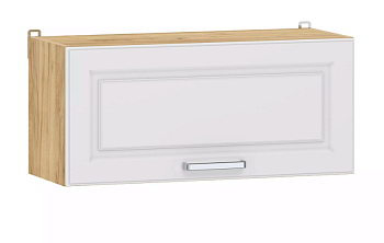 Шкаф навесной "Вокс" 100.38 800 (Меренга, Дуб Крафт Золотой) без столешницы