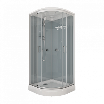 Кабина душевая Прайм-Сатин М3 90*90А (3 места)