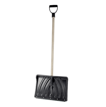 Лопата "Зима №11" с планкой 2мм.,  c ал/чер. d-30 и V-р