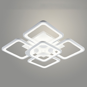 Люстра 08460/4ВLI PR WT белый 96W+8W LED RGB 3000-6500K d675 ПДУ(ИК) диммер