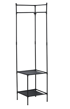 Вешалка напольная для одежды угловая, с полками, 2 яруса, 45х60х180 см 9556915