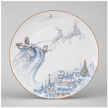 *Тарелка обед. lefard Снежная королева 25,5см 590-548