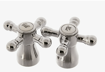 Маховик Крест металл 7*7 квадрат короткий (пара) 20291