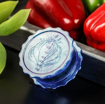 Измельчитель для чеснока "Колесо" 8х3 см, цвет МИКС 