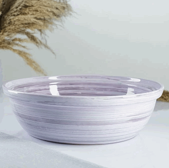 *Салатник Модерн №1 кер 2,5л/28,5см h8см "Лаванда"
