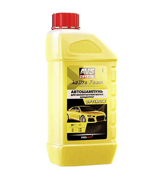 Автошампунь для б/к мойки AVS "Active Foam" 1:1 PF-10 OPTIMUM 1 л A07533S