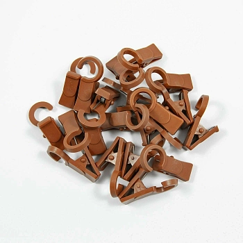 ***Пакет зажимов на U-шину 20шт. Вишня 28 мм