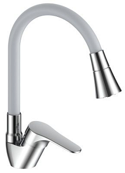 Смеситель "Lucky" д/кухни гибкий излив LY 519F