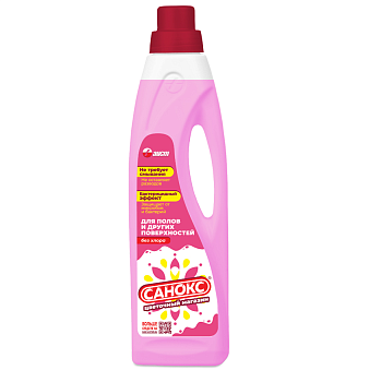 Средство д/пола Санокс Цветочный магазин (Лепестки роз)  950мл. 