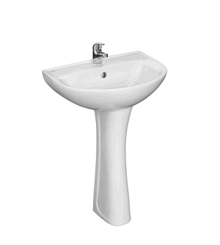 Умывальник Виктория бел., с/о + пьедестал