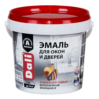 Эмаль DALI для окон и дверей 1кг
