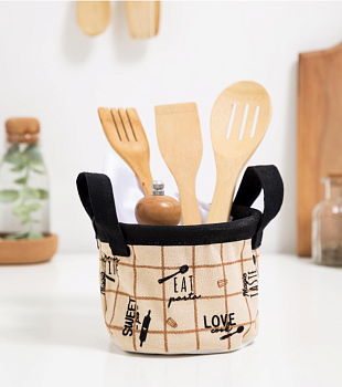 Текстильная корзинка Этель "Homemade" 12*14 см   5383571