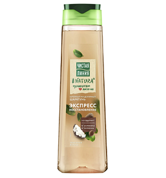 Шампунь Чистая линия Мицелярный Экспресс восстановление с маслом ши  400 мл  67014542
