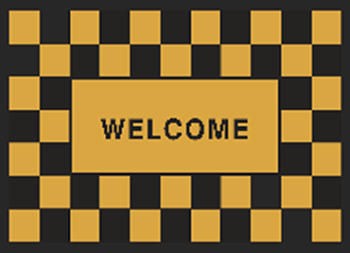 Коврик придверный 40*60см Dekorelle LAPSHA 186