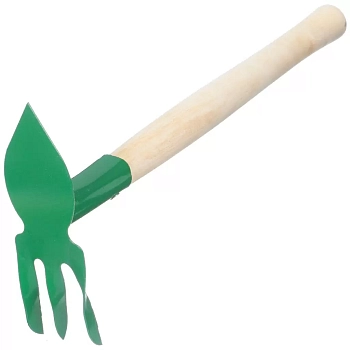 Мотыжка комбинир. 3-х зубая с лепестком с чер.