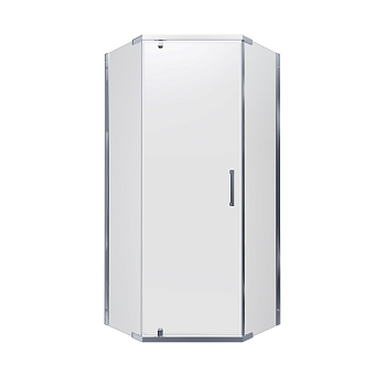 Душевая ширма "Дека-Хром" 90*90 пятиуг.,DK280 