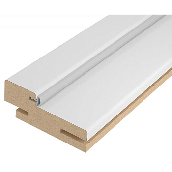 Дверная коробка (2100*70*28) Норд белая с уплотн.