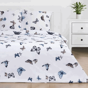 КПБ "Этель" 1,5сп Легкость 143*215 см,150*214 см, 70*70 см 2 шт,поплин 125 г/м2 5424343