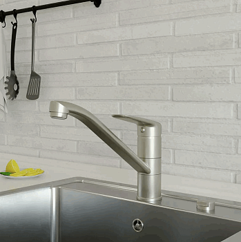 Смеситель д/кухни, сатин, Male, IDDIS, MALBN00i05